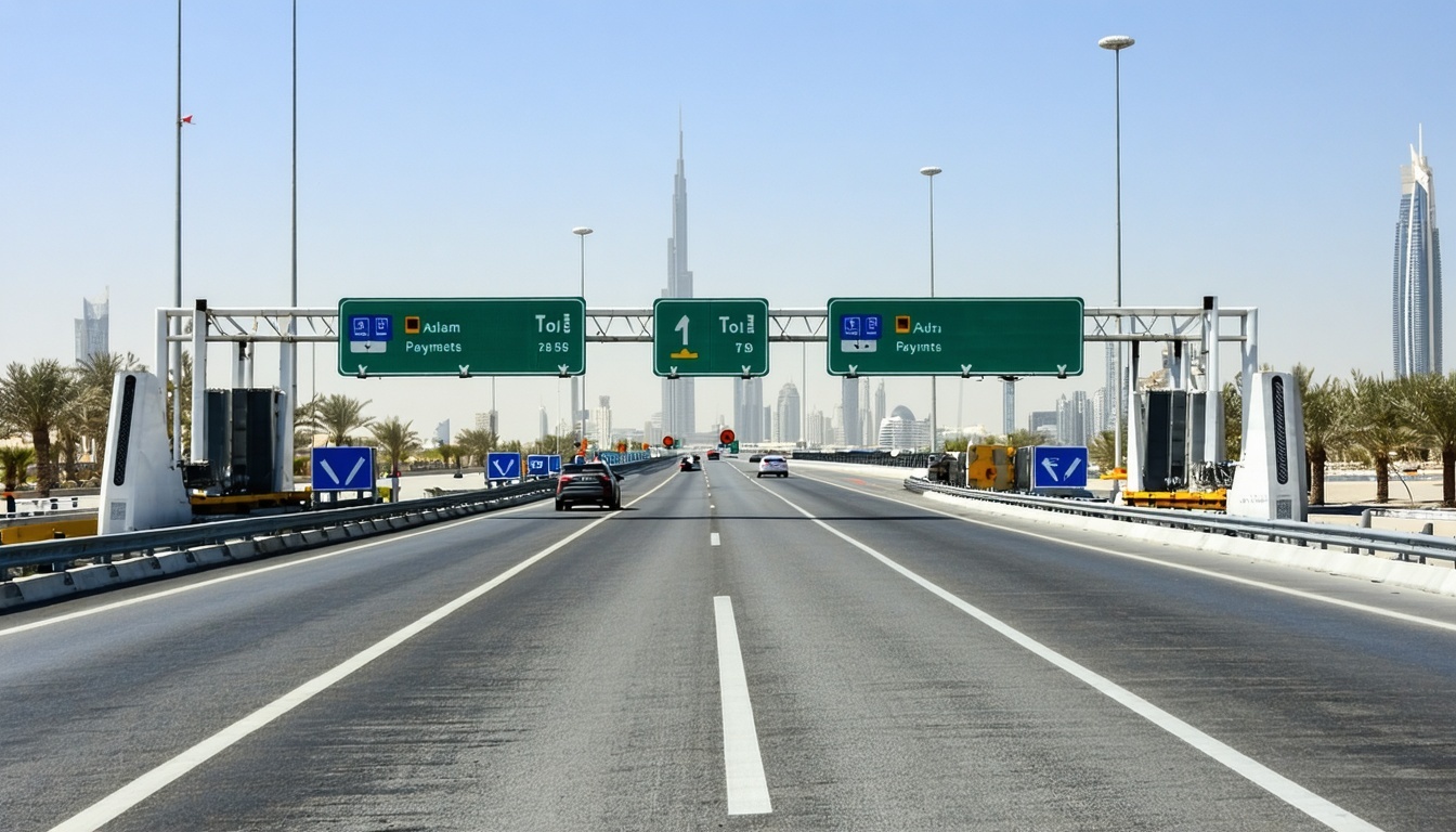 Seamless road toll payment system in Dubai